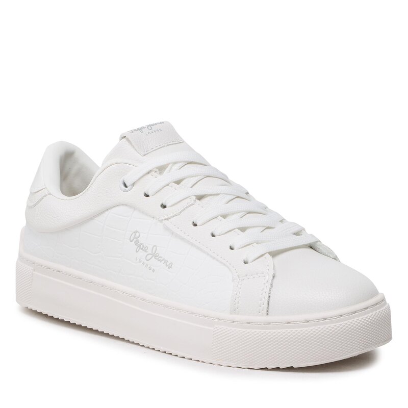 Sneakers Pepe Jeans Adams Match PLS31470 White 800 Sneakers Halbschuhe Damenschuhe