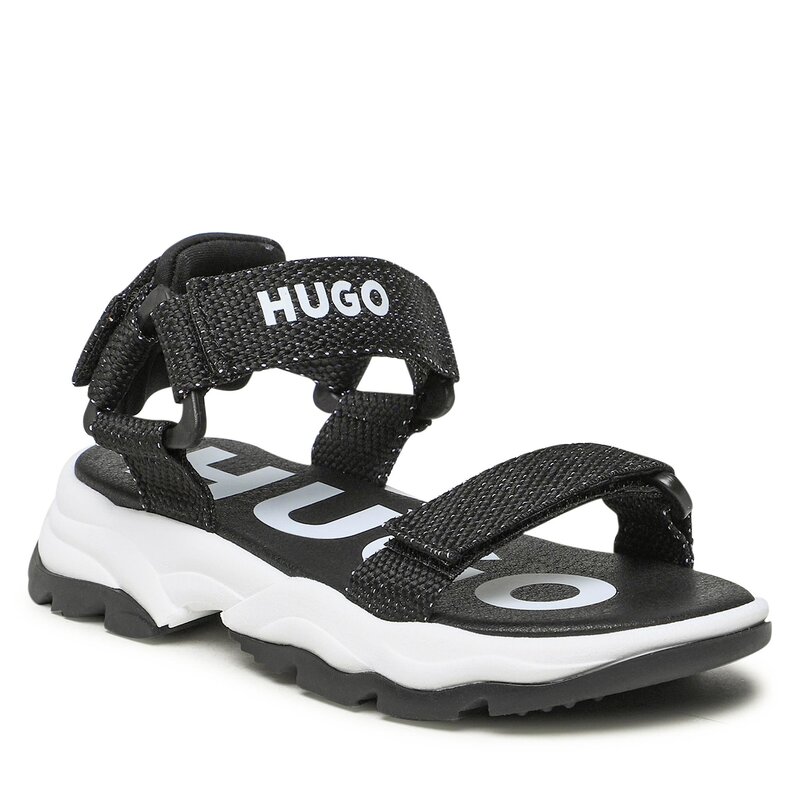 Sandalen Hugo G19001 Black 09B Sandalen Pantoletten und Sandaletten Mädchen Kinderschuhe