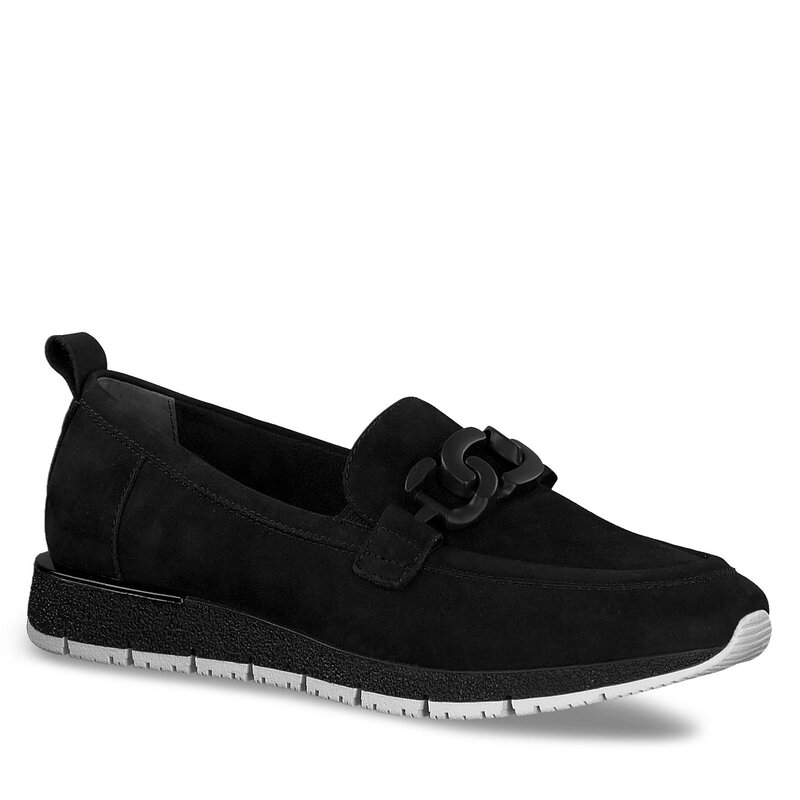 Halbschuhe Tamaris 1-24711-30 Navy Nubuc 827 Flache Halbschuhe Damenschuhe