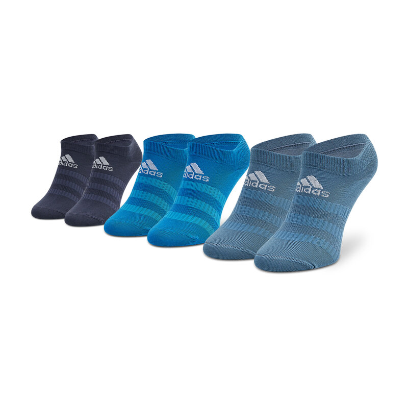 3er-Set niedrige Unisex-Socken adidas Light HE4996 Blue/Navy Niedrige Damen Socken Textilien Zubehör