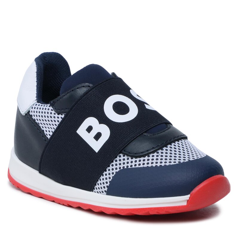 Sneakers Boss J09192 S Navy 849 Rutschschuhe Halbschuhe Jungen Kinderschuhe