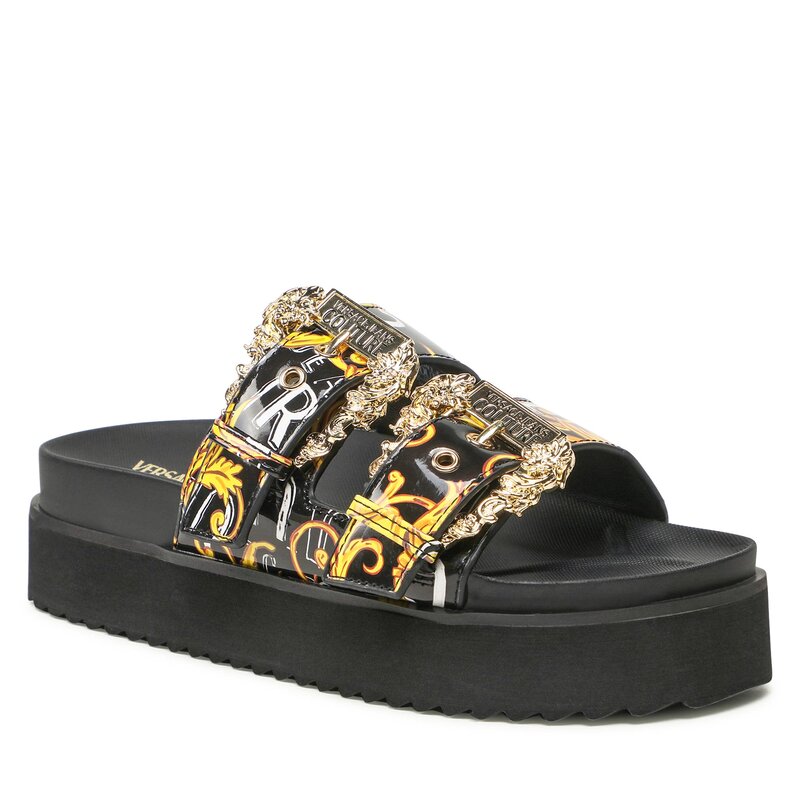 Pantoletten Versace Jeans Couture 74VA3SM1 ZS366 G89 Alltägliche Pantoletten Pantoletten Pantoletten und Sandaletten Damenschuhe