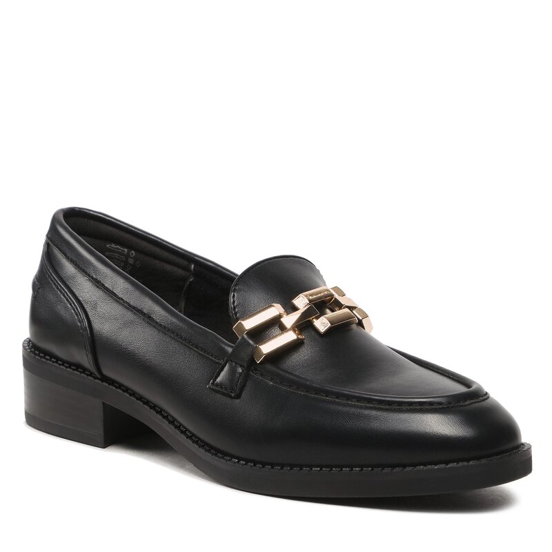 Slipper TAMARIS 1-24301-29 Black Matt 020 Lords Halbschuhe Damenschuhe