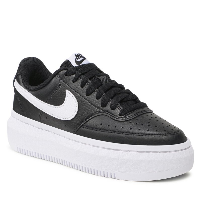 Schuhe Nike Court Vision Alta Ltr DM0113 002 Black/White Sneakers Halbschuhe Damenschuhe