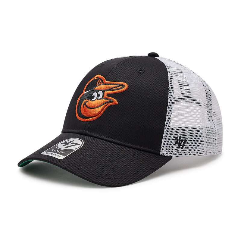 Cap 47 Brand B-BRANS03CTP-BK Black Caps Damen Mützen Mützen Textilien Zubehör