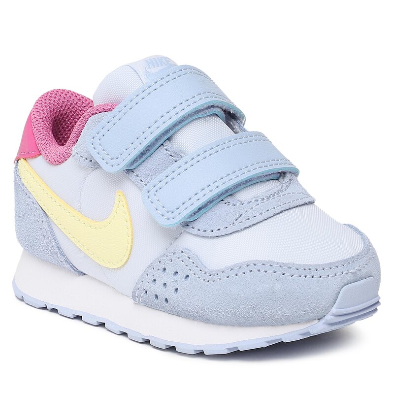 Schuhe Nike Md Valiant (TDV) CN8560 407 Cobalt Bliss/Citron Tint Klettverschluss Halbschuhe Mädchen Kinderschuhe