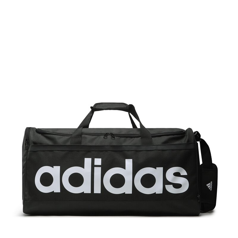 Tasche adidas Linear Duffel L HT4745 Black/White Sportliche Taschen und Rucksäcke Zubehör