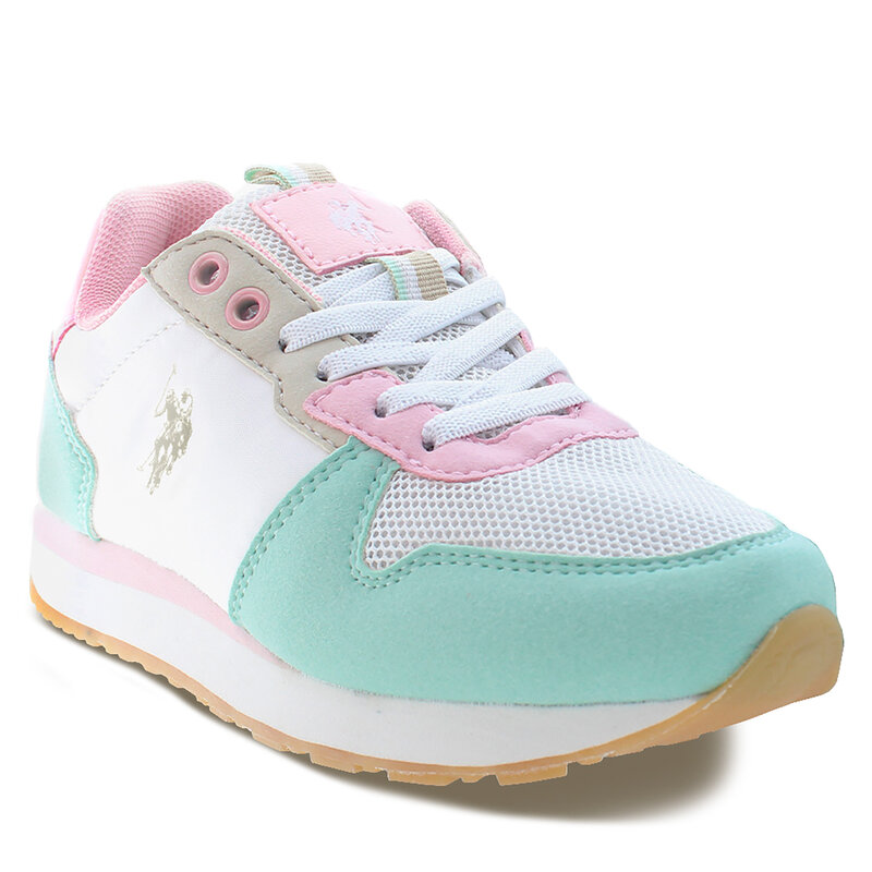 Sneakers U.S. Polo Assn. Nobik NOBIK008 WHI-LGE03 Halbschuhe Jungen Kinderschuhe