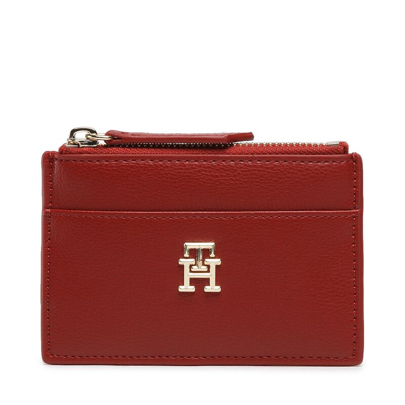 Kreditkartenetui Tommy Hilfiger Tommy Life Long Cc With Zip AW0AW14226 XIT Kreditkarten-Etui Etuis Leder-Galanterie Zubehör