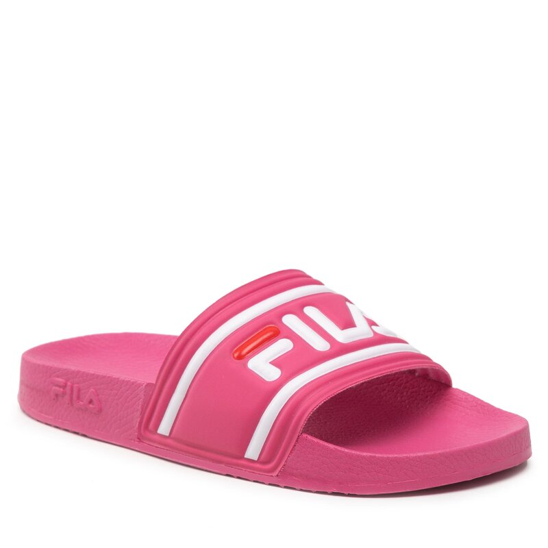 Pantoletten Fila Morro Bay III FFW0235.40043 Beetroot Purple Pantoletten Pantoletten und Sandaletten Damenschuhe