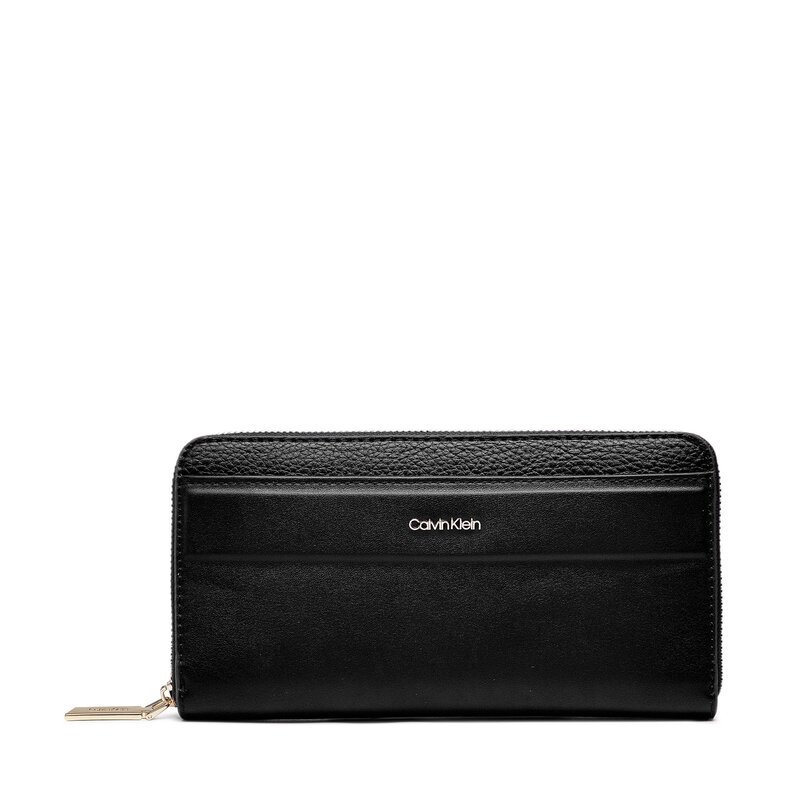 Große Damen Geldbörse Calvin Klein Daily Dressed Za Wallet Lg K60K610483 BAX Damen Geldbörsen Geldbörse Leder-Galanterie Zubehör