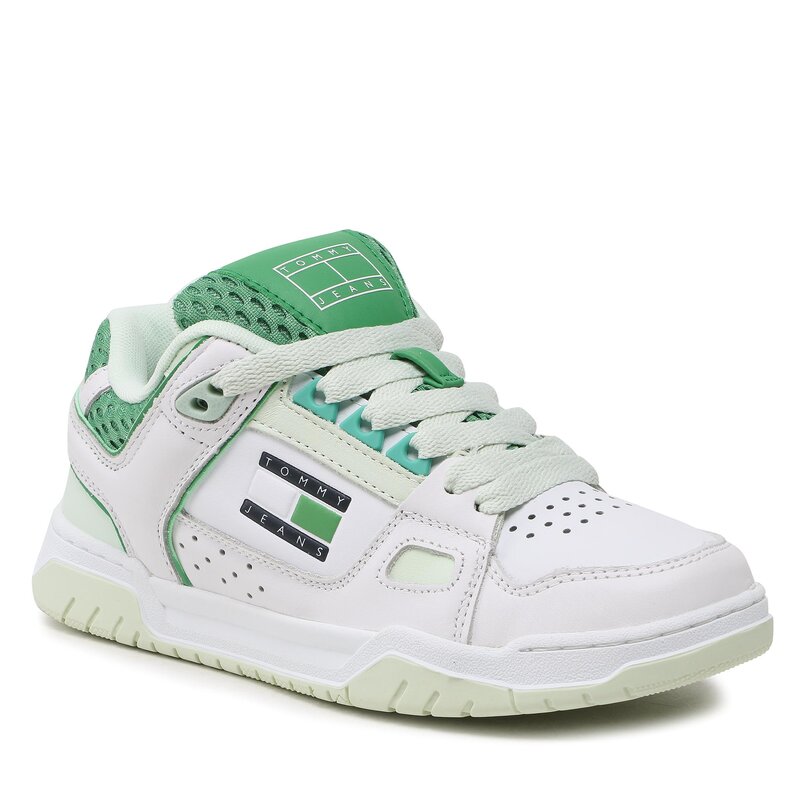 Sneakers Tommy Jeans Skate Sneaker EN0EN02129 Minty LXW Sneakers Halbschuhe Damenschuhe