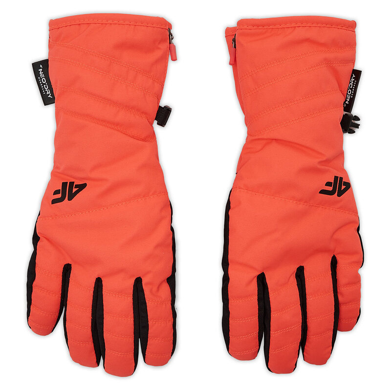 Skihandschuhe 4F H4Z22-RED003 62S Skihandschuhe Damen Handschuhe Handschuhe Leder-Galanterie Zubehör