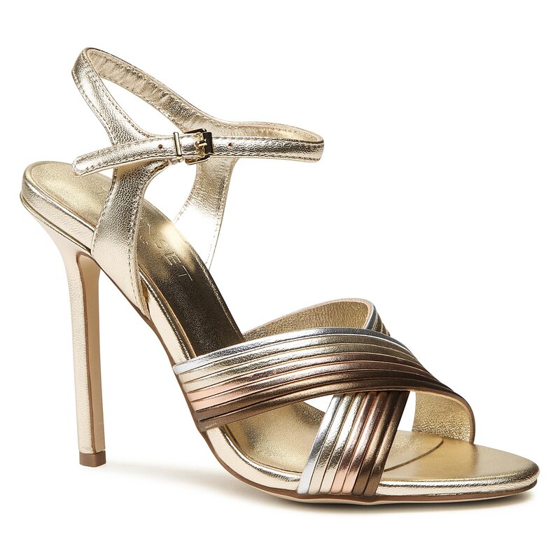 Sandalen TWINSET 231TCT132 Mix Oro Elegante Sandalen Sandalen Pantoletten und Sandaletten Damenschuhe