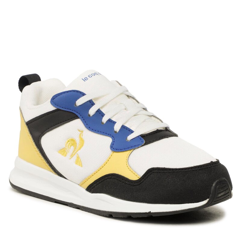 Sneakers Le Coq Sportif Lcs R500 Gs Sport 2310292 Optical White/Cream Gold Schnürschuhe Halbschuhe Jungen Kinderschuhe