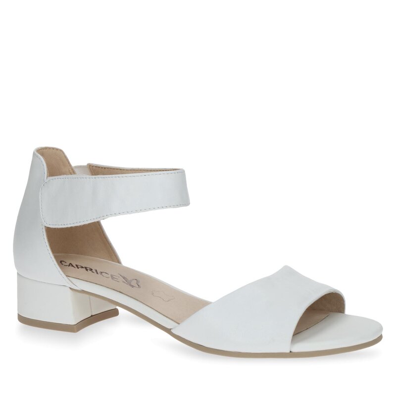Sandalen Caprice 9-28212-20 White Nappa 102 Alltägliche Sandalen Sandalen Pantoletten und Sandaletten Damenschuhe