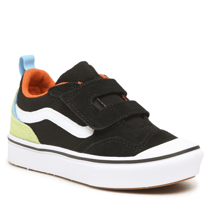 Sneakers Vans Comfycush New VN0A4U1PBML1 Color Block Black/Multi Klettverschluss Halbschuhe Jungen Kinderschuhe