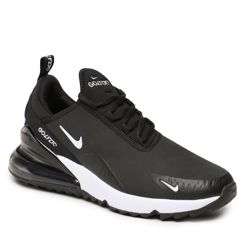 Schuhe Nike Air Max 270 G CK6483 001 Black/White/Hot Punch Golfschuhe Sportschuhe Herrenschuhe