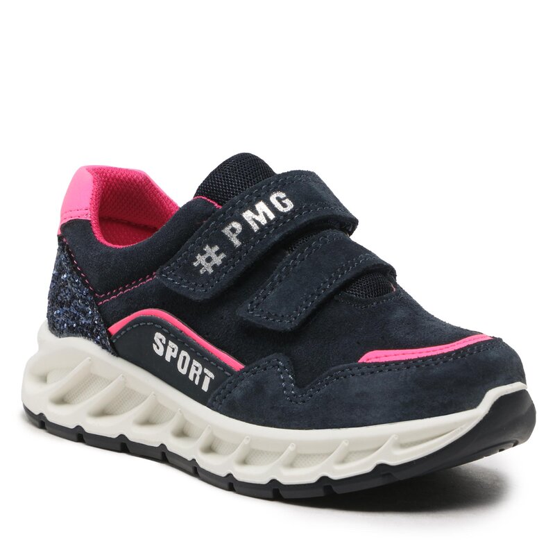 Sneakers Primigi 3874511 M Navy Klettverschluss Halbschuhe Mädchen Kinderschuhe