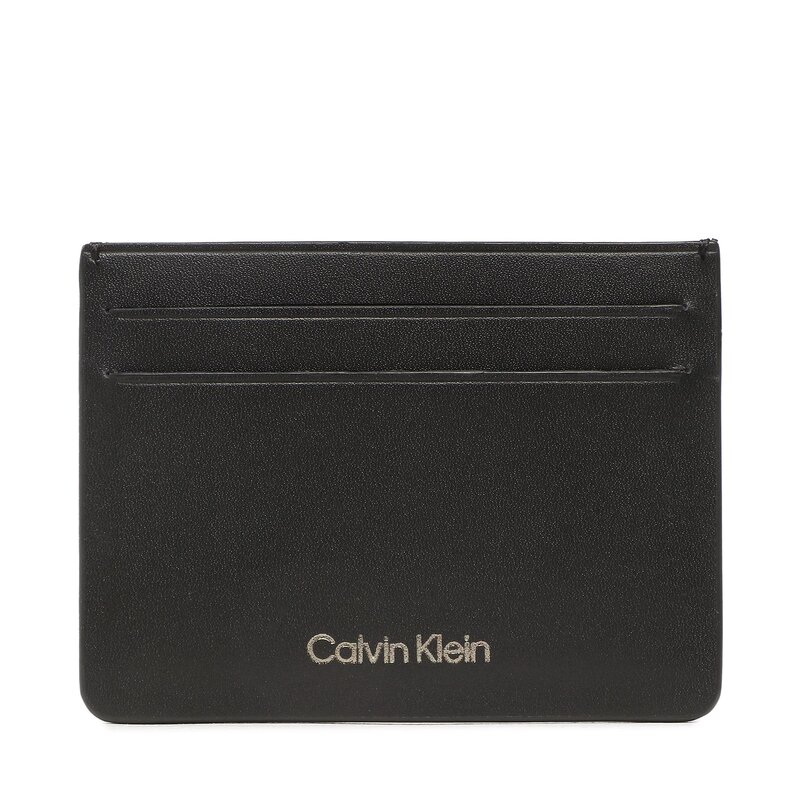 Kreditkartenetui Calvin Klein Ck Concise Cardholder 6Cc K50K510601 BAX Kreditkarten-Etui Etuis Leder-Galanterie Zubehör