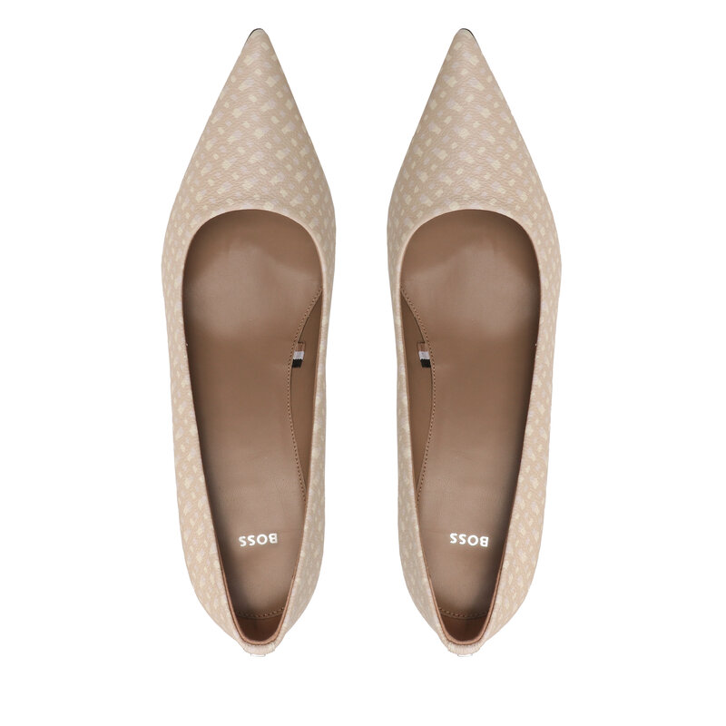 High Heels Boss 50493010 Light Beige 275 High Heels Halbschuhe Damenschuhe