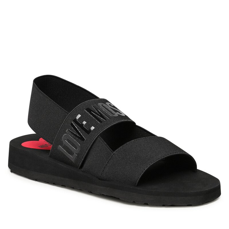 Sandalen LOVE MOSCHINO JA16033G0GJN7000 Nero Alltägliche Sandalen Sandalen Pantoletten und Sandaletten Damenschuhe