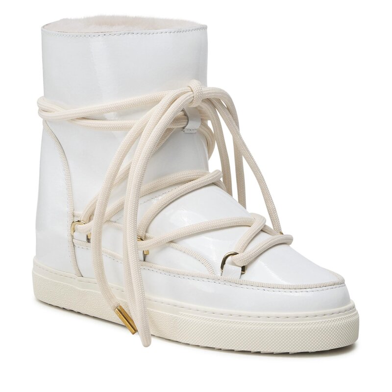 Schuhe Inuikii Full Leather Naplackwedge 70203-094 Off-White Schneeschuhe Stiefel und andere Damenschuhe