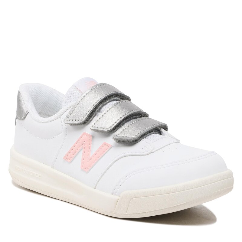 Sneakers New Balance PVCT60WP Weiß Klettverschluss Halbschuhe Mädchen Kinderschuhe