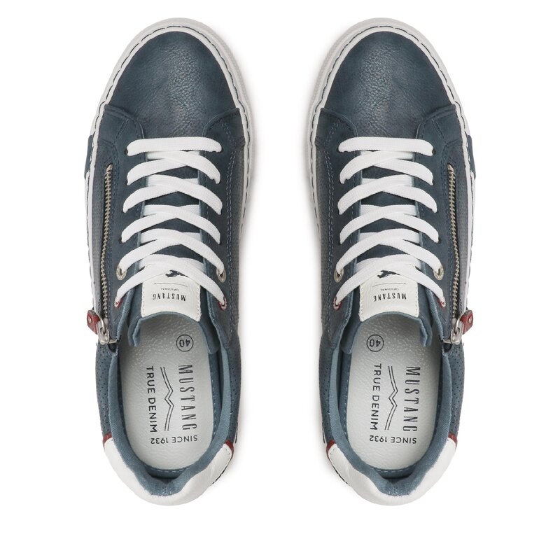 Sneakers aus Stoff Mustang 4146-307-8 Blau Turnschuhe Halbschuhe Herrenschuhe