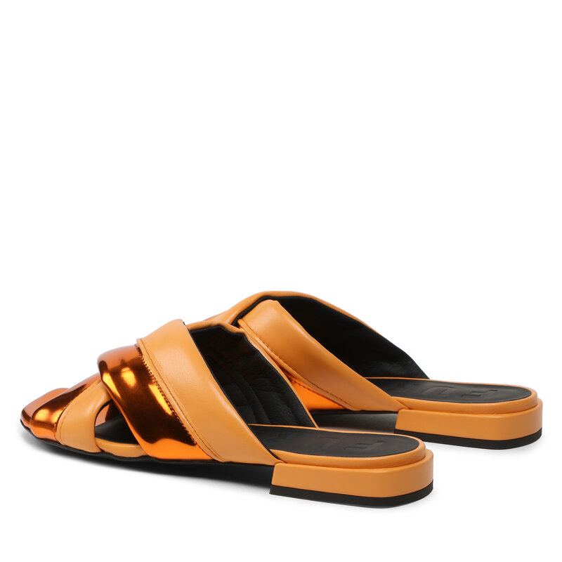 Pantoletten Furla Cross YG25FCR-BX1890-2024S-4-401-20-IT Marmalade Alltägliche Pantoletten Pantoletten Pantoletten und Sandaletten Damenschuhe EH9092