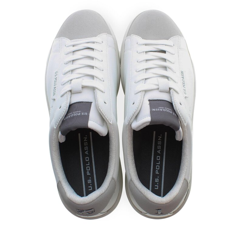 Sneakers U.S. Polo Assn. Bryan BRYAN001 WHI Sneakers Halbschuhe Herrenschuhe ZL10415