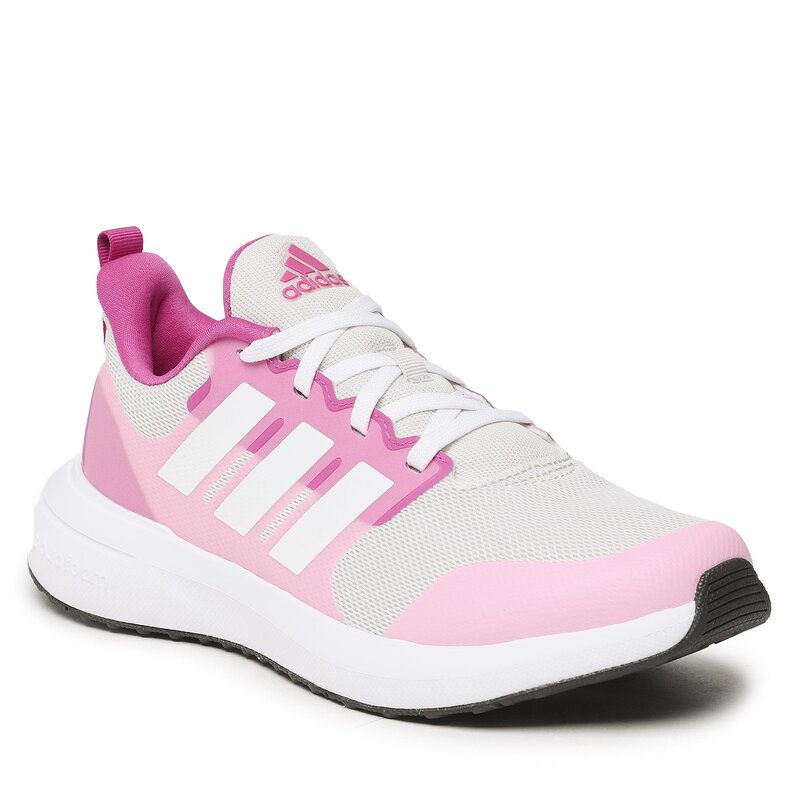 Schuhe adidas Fortarun 2.0 Cloudfoam Sport Running Lace Shoes HR0293 Grau Schnürschuhe Halbschuhe Mädchen Kinderschuhe