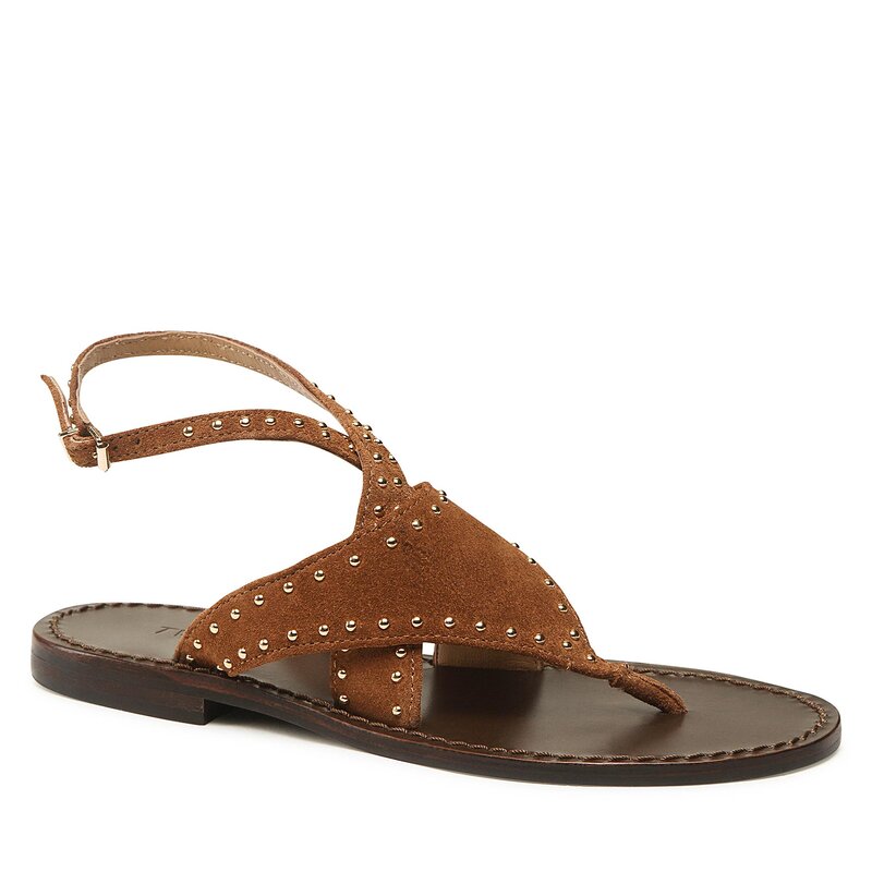 Sandalen TWINSET 231TCT192 Tabacco Alltägliche Sandalen Sandalen Pantoletten und Sandaletten Damenschuhe
