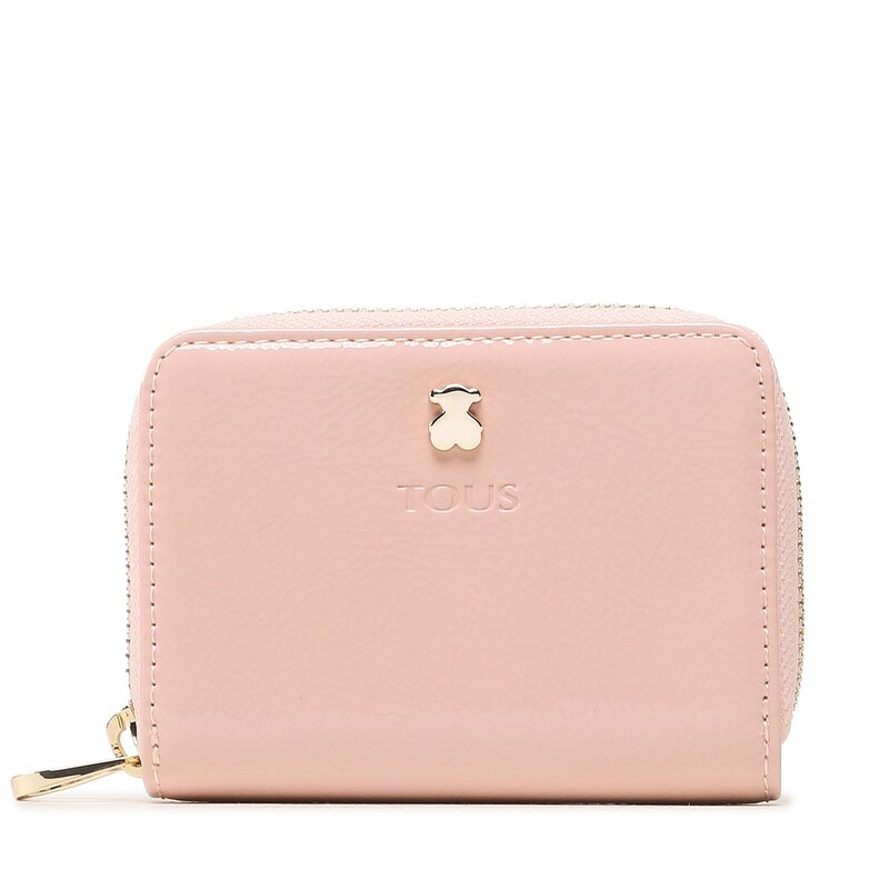 Kleine Damen Geldbörse TOUS 2001144915 Antique Rosa Damen Geldbörsen Geldbörse Leder-Galanterie Zubehör