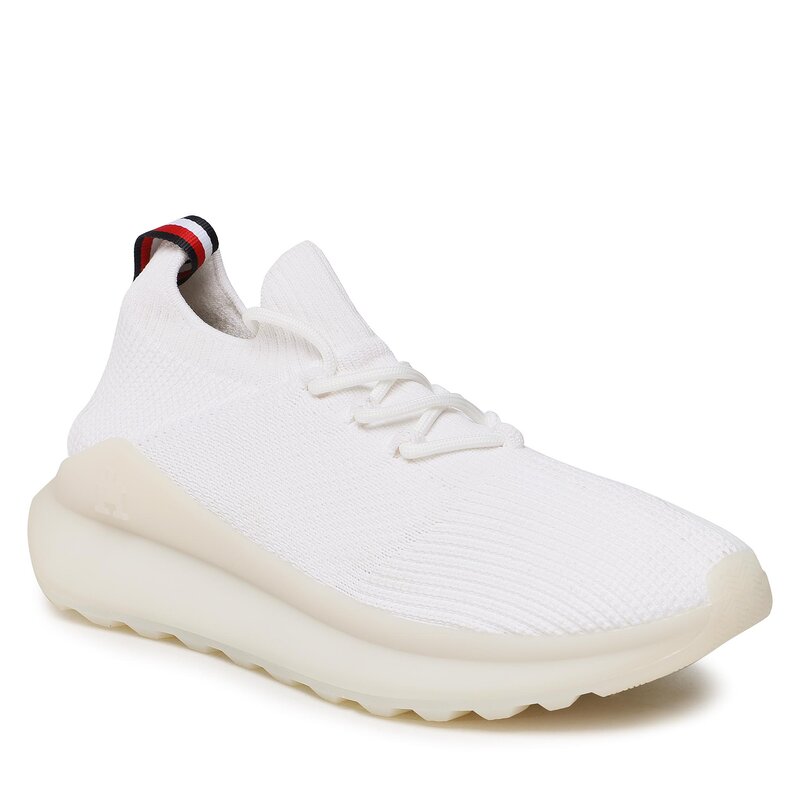 Sneakers Tommy Hilfiger Futurunner Knit FM0FM04584 White YBS Sneakers Halbschuhe Herrenschuhe