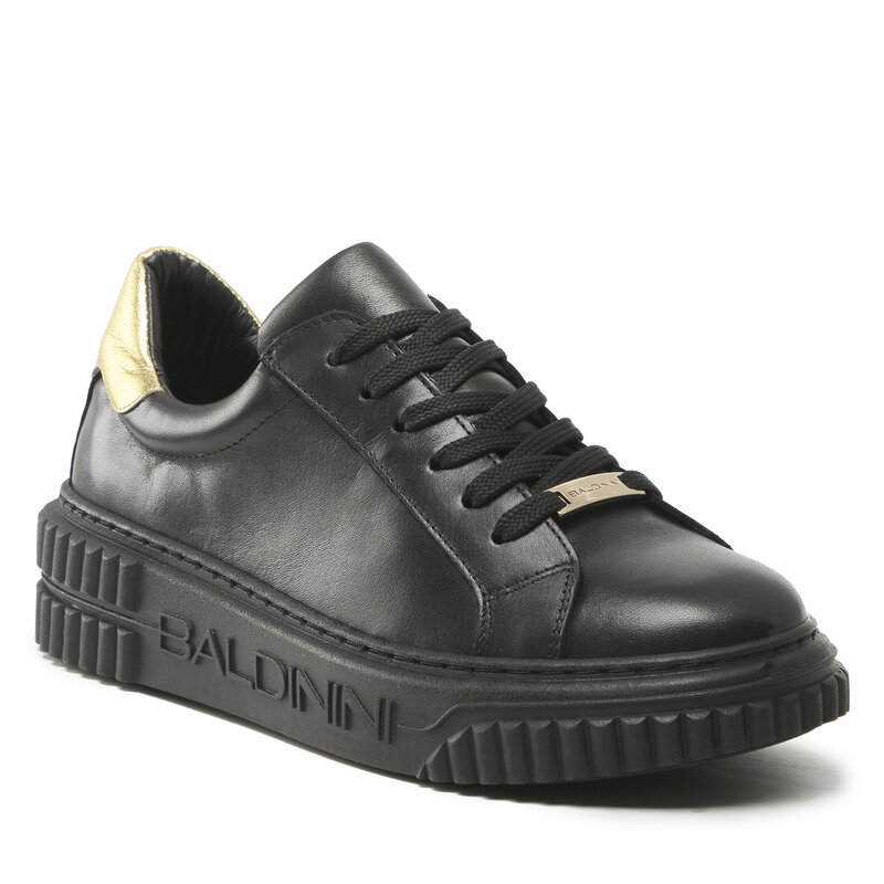 Sneakers Baldinini D3B460MOOWNEOR Black/Gold Sneakers Halbschuhe Damenschuhe