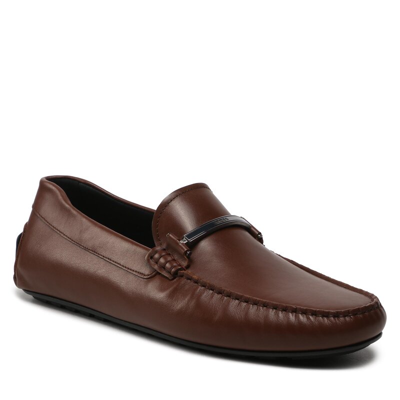 Mokassins Boss 50487425 Medium Brown 210 Mokassins Halbschuhe Herrenschuhe