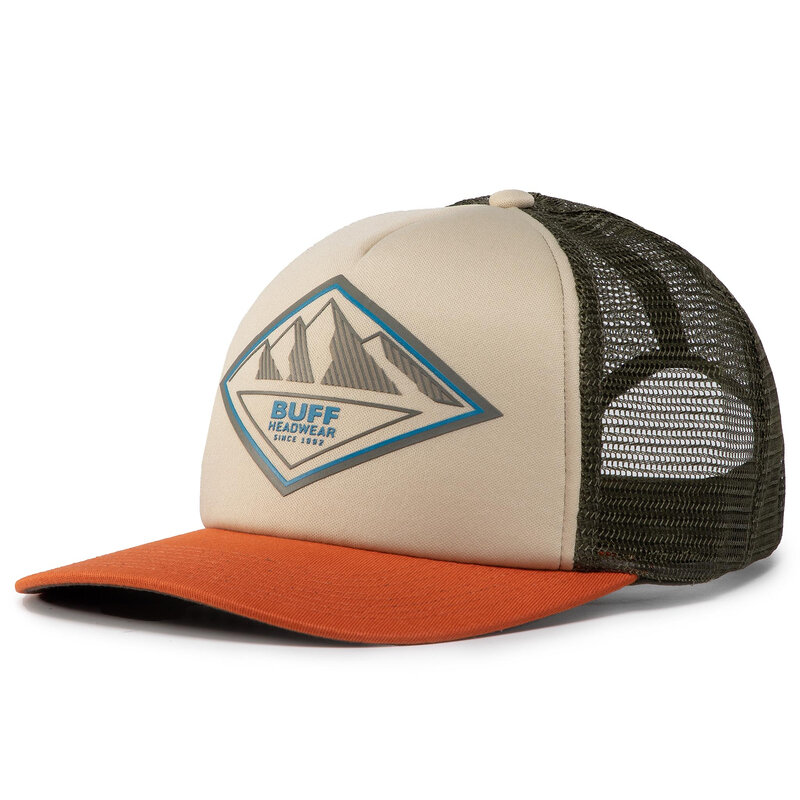 Cap Buff Trucker Cap Eucalyptus Nut 117248.305.10.00 Brown Caps Herren Mützen Mützen Textilien Zubehör
