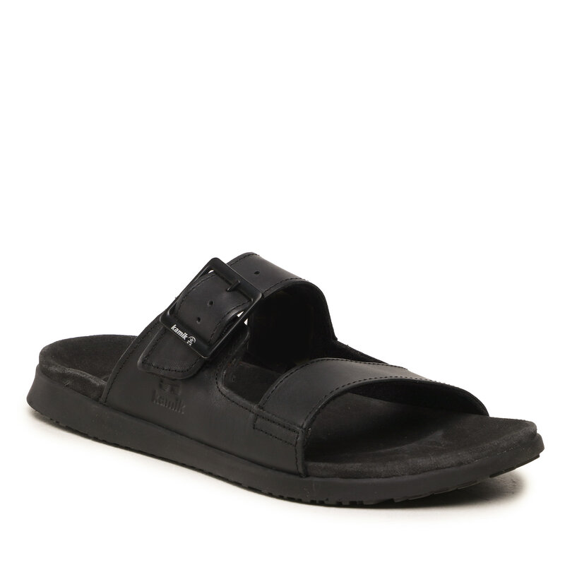 Pantoletten Kamik Marty Slide HK0690 Black Pantoletten Pantoletten und Sandaletten Herrenschuhe
