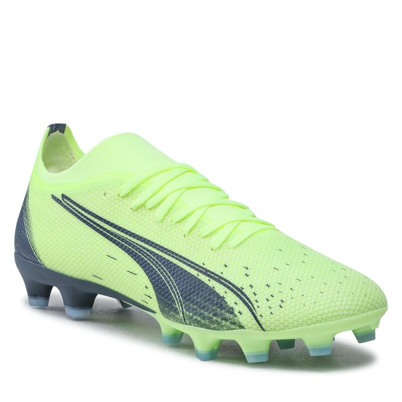 Schuhe Puma Ultra Match Fg/Ag 106900 01 Fizzy Light/Parisian/Blue Stollen Fußball Herrenschuhe Sport