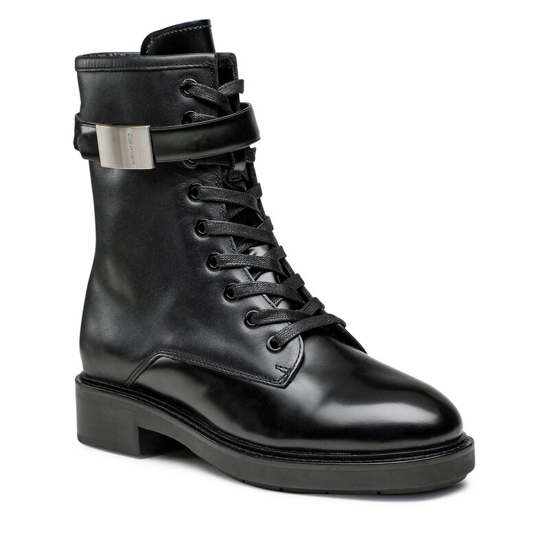 Stiefeletten Calvin Klein Combat Boot W/Hw HW0HW01360 Ck Black BEH Boots Stiefel und andere Damenschuhe