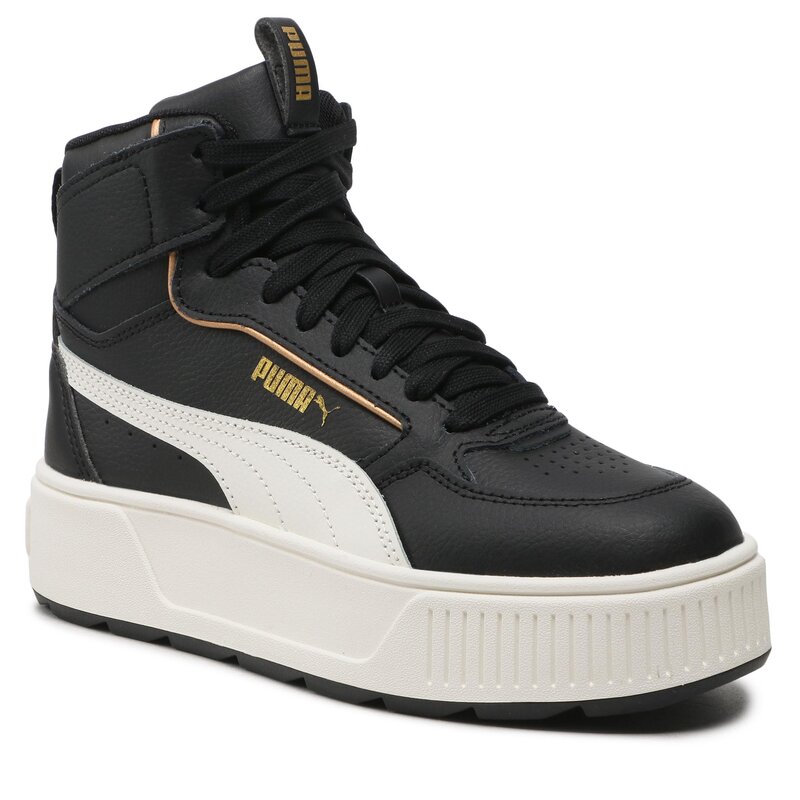 Sneakers Puma Karmen Rebelle Mid 387213 10 Puma Black/Warm White/Gold Sneakers Halbschuhe Damenschuhe