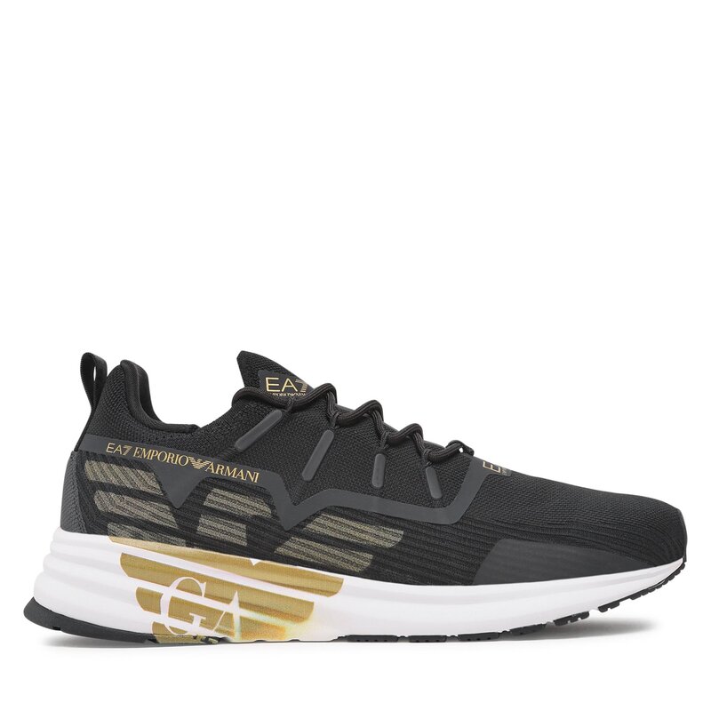 Sneakers EA7 Emporio Armani X8X130 XK309 R659 Black/Gold/White Sneakers Halbschuhe Herrenschuhe ZL10649
