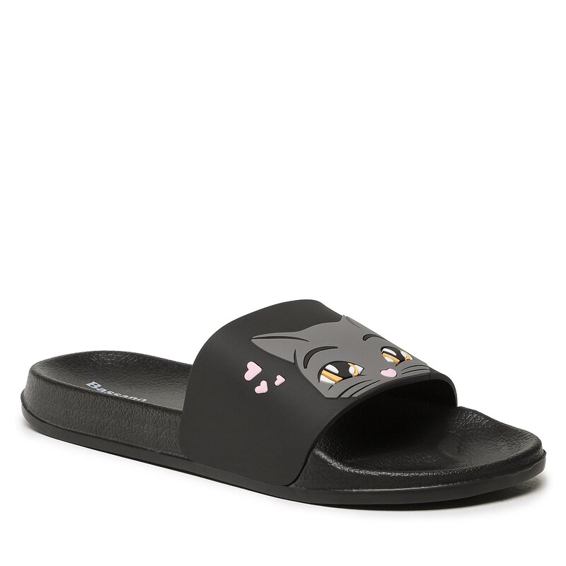 Pantoletten Bassano P2010550 Black Alltägliche Pantoletten Pantoletten Pantoletten und Sandaletten Damenschuhe