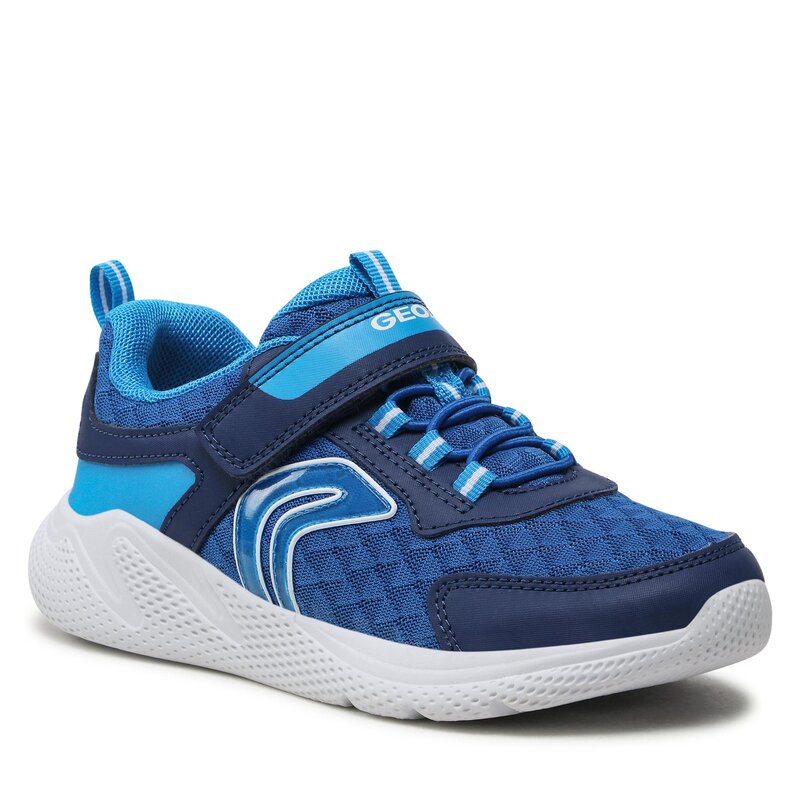 Sneakers Geox J Sprintye Boy J25GBB014CEC4227 D Royal/Navy Halbschuhe Jungen Kinderschuhe