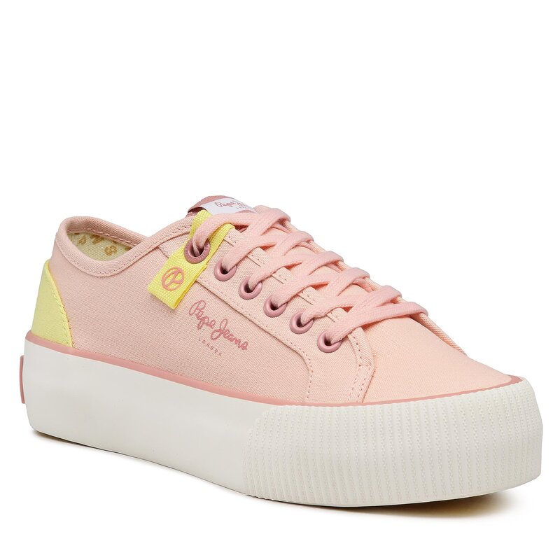 Sneakers aus Stoff Pepe Jeans PLS31456 Petal 312 Turnschuhe Halbschuhe Damenschuhe