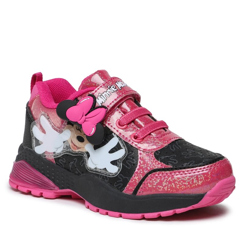 Sneakers Mickey&Friends CP23-5849DSTC Black Klettverschluss Halbschuhe Mädchen Kinderschuhe
