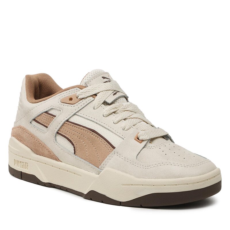 Sneakers Puma Slipstream Always On Jr 39102503 Beige Schnürschuhe Halbschuhe Mädchen Kinderschuhe