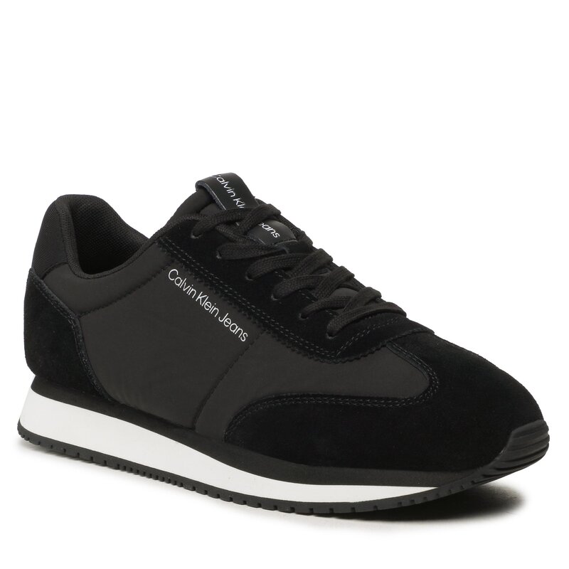 Sneakers Calvin Klein Jeans Retro Runner Wingtip Mix YM0YM00620 Black BDS Sneakers Halbschuhe Herrenschuhe