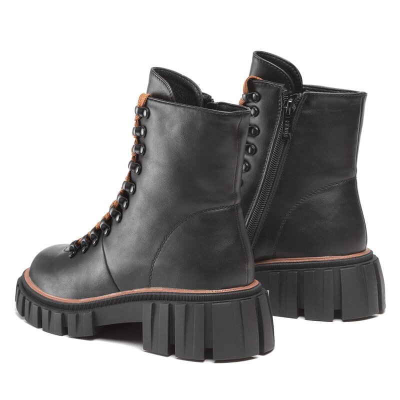 Schnürstiefeletten Keddo 828229/06-01E Black Trapperschuhe Stiefel und andere Damenschuhe FG9535